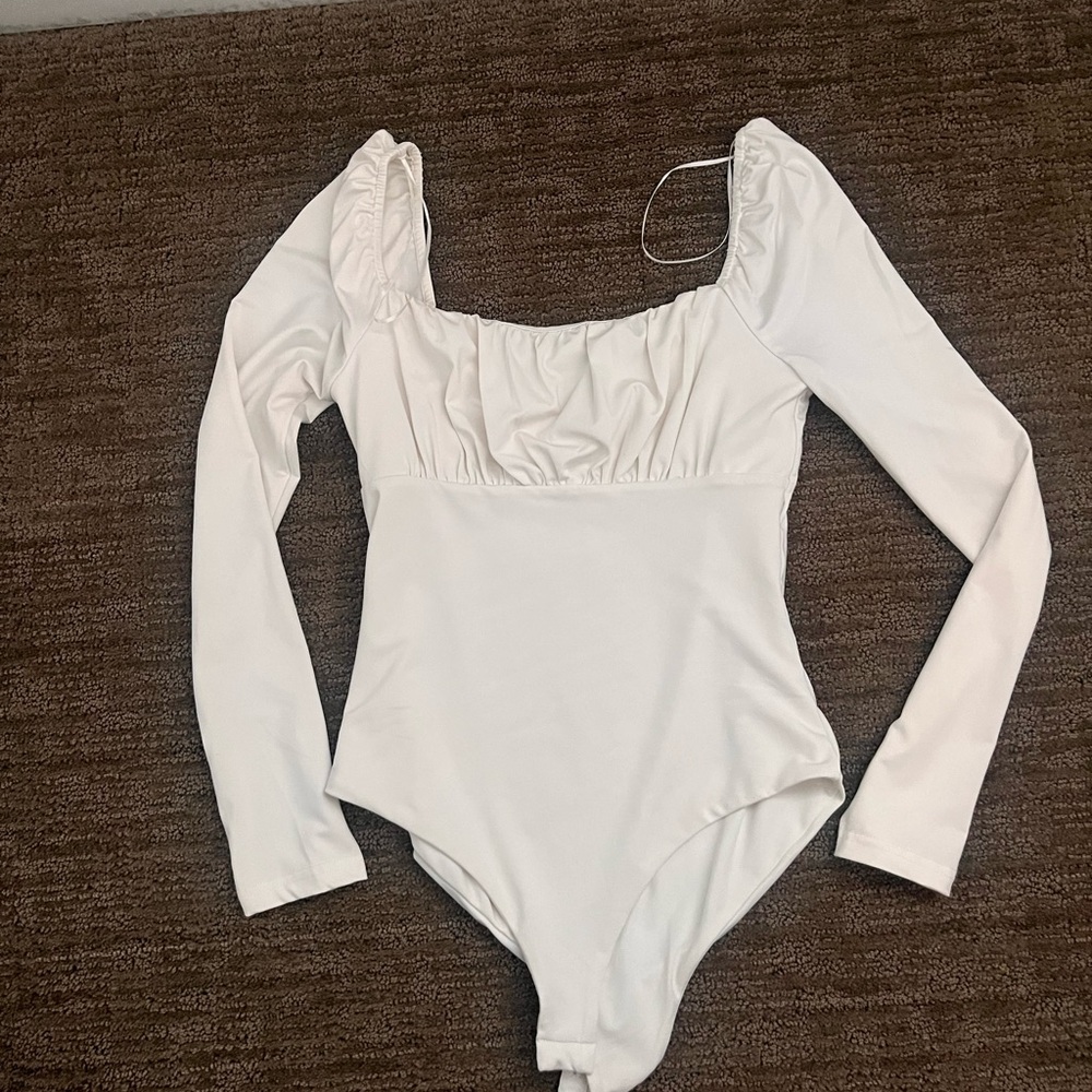 white bodysuit